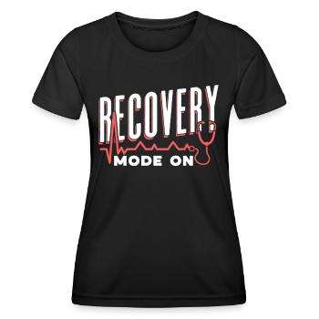 Erholung Modus Ein Patient Erholen Überlebender - Frauen Funktions-T-Shirt - Schwarz - Vorne - AI Model Female 172 light (172cm)