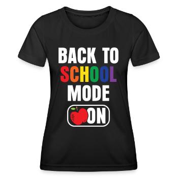 Back to School Mode A Back to School Teacher School - Women's Functional T-Shirt - black - Front - AI Model Female 172 light (172cm)