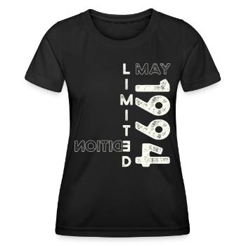 29ème Anniversaire Homme Légendaire Mai Millésime 1994 - T-shirt sport Femme - noir - Devant - AI Model Female 172 light (172cm)