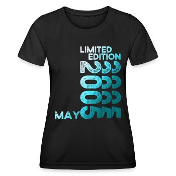 18ème Anniversaire Homme Femme Original Millésime 2005 - T-shirt sport Femme - noir - Devant - AI Model Female 172 light (172cm)
