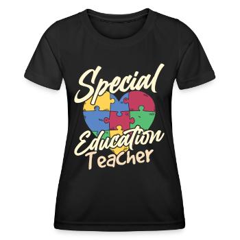 Special Education Teacher Profession Special Education Educator - Women's Functional T-Shirt - black - Front - AI Model Female 172 light (172cm)
