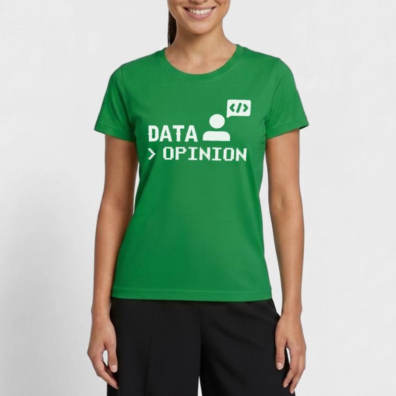 Data > Opinion Programmeur Codeur Codeur T-shirt sport Femme