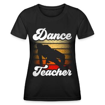 Tanzlehrerin Tanzlehrer Tanzkurs Tanzschule - Frauen Funktions-T-Shirt - Schwarz - Vorne - AI Model Female 172 light (172cm)