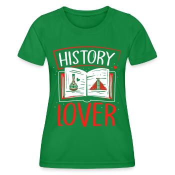 Histoire Amoureux Profession Historien Histoire - T-shirt sport Femme - vert - Devant - AI Model Female 172 dark (172cm)