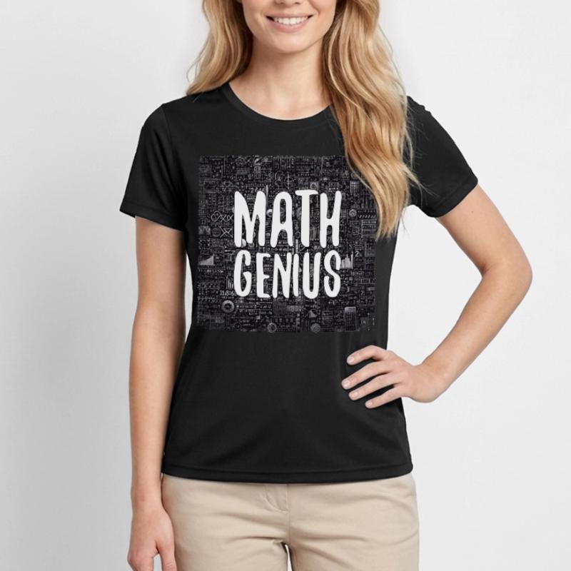 Math Genius Math Genius Math Gift Women's Functional T-Shirt