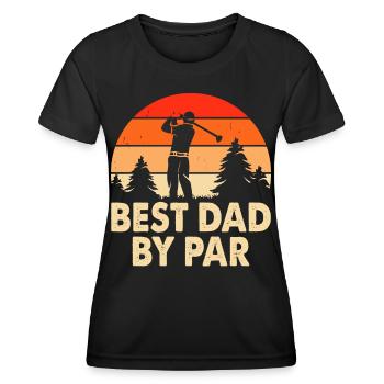 Meilleur Papa Par Par - T-shirt sport Femme - noir - Devant - AI Model Female 172 light (172cm)