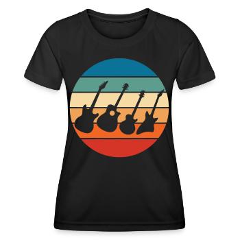 Guitarist - Women's Functional T-Shirt - black - Front - AI Model Female 172 light (172cm)