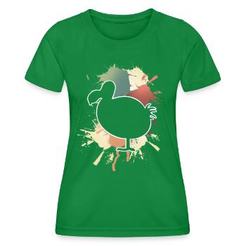 Dodo - Women's Functional T-Shirt - kelly green - Front - AI Model Female 172 dark (172cm)