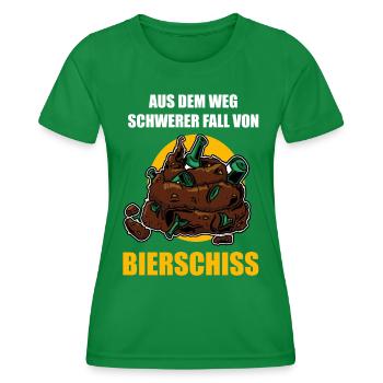 Out of the Way Severe Case of Beer Beer - Women's Functional T-Shirt - kelly green - Front - AI Model Female 172 dark (172cm)