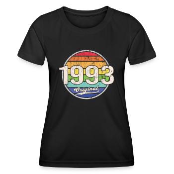 1993 Geburtstag Year Original - Frauen Funktions-T-Shirt - Schwarz - Vorne - AI Model Female 172 light (172cm)