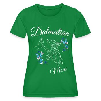 Dalmatian Dogowner Quotes - Frauen Funktions-T-Shirt - Kelly Green - Vorne - AI Model Female 172 dark (172cm)