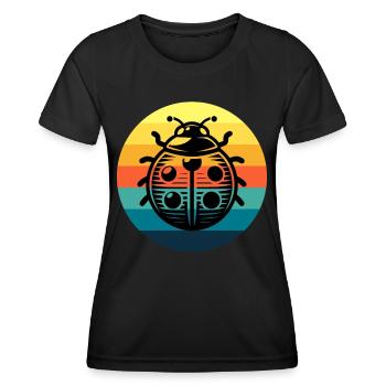 Coccinelle - T-shirt sport Femme - noir - Devant - AI Model Female 172 light (172cm)