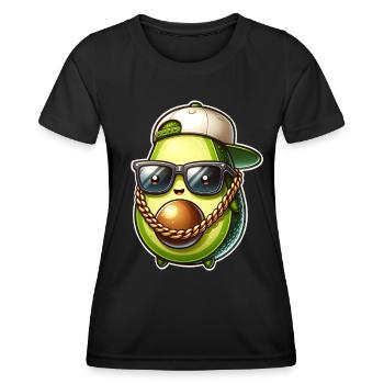 Gangster de l’avocat - T-shirt sport Femme - noir - Devant - AI Model Female 172 light (172cm)