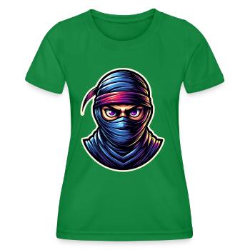 Ninja - Women's Functional T-Shirt - kelly green - Front - AI Model Female 172 dark (172cm)