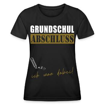 Abschluss Grundschule 2025 - Frauen Funktions-T-Shirt - Schwarz - Vorne - AI Model Female 172 light (172cm)