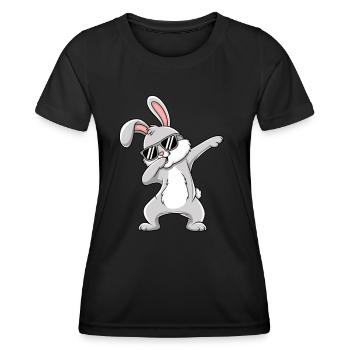 Dubbing Bunny - Women's Functional T-Shirt - black - Front - AI Model Female 172 light (172cm)