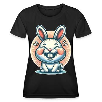 Rabbit Rabbit - Women's Functional T-Shirt - black - Front - AI Model Female 172 light (172cm)