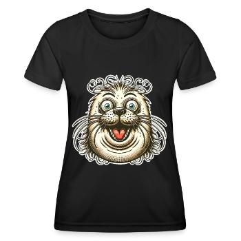 Seal seal - Women's Functional T-Shirt - black - Front - AI Model Female 172 light (172cm)