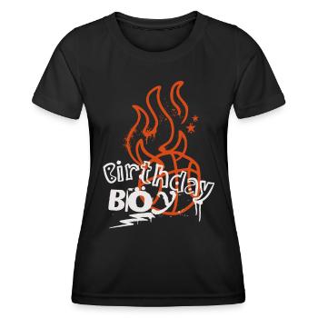 Basketball Basketball Basketball Joueur Anniversaire - T-shirt sport Femme - noir - Devant - AI Model Female 172 light (172cm)