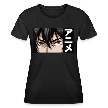 Anime eyes - Women's Functional T-Shirt - black - Front - AI Model Female 172 light (172cm)