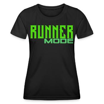 Coureur - T-shirt sport Femme - noir - Devant - AI Model Female 172 light (172cm)