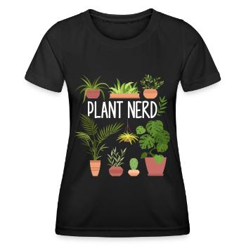 Jardinier Jardinier Hobby Jardinier Plantes - T-shirt sport Femme - noir - Devant - AI Model Female 172 light (172cm)