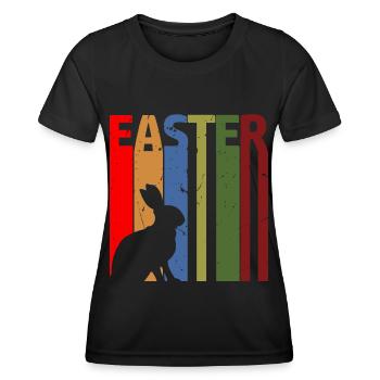 Easter Vintage Style for Easter and Easter - Women's Functional T-Shirt - black - Front - AI Model Female 172 light (172cm)
