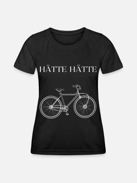 Hätte Hätte - Frauen Funktions-T-Shirt - Schwarz