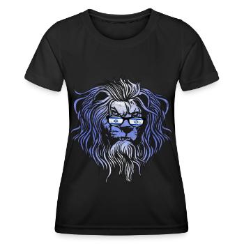 Israël - T-shirt sport Femme - noir - Devant - AI Model Female 172 light (172cm)