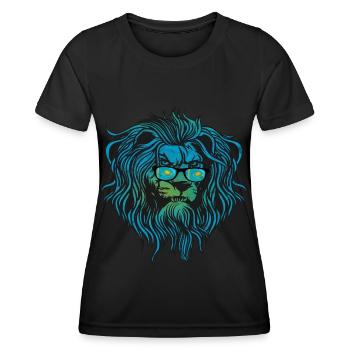 Kazakhstan - T-shirt sport Femme - noir - Devant - AI Model Female 172 light (172cm)