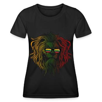 Lituanie - T-shirt sport Femme - noir - Devant - AI Model Female 172 light (172cm)