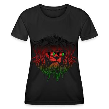 Afghanistan - T-shirt sport Femme - noir - Devant - AI Model Female 172 light (172cm)