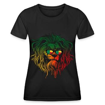 Benin - Frauen Funktions-T-Shirt - Schwarz - Vorne - AI Model Female 172 light (172cm)