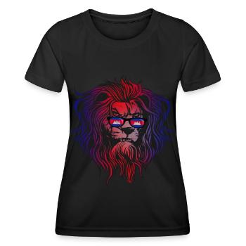 Cambodge - T-shirt sport Femme - noir - Devant - AI Model Female 172 light (172cm)