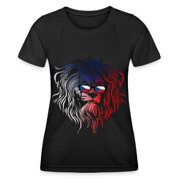 Tschechische Republik - Frauen Funktions-T-Shirt - Schwarz - Vorne - AI Model Female 172 light (172cm)