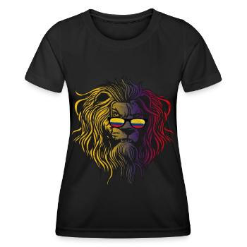 Colombie - T-shirt sport Femme - noir - Devant - AI Model Female 172 light (172cm)