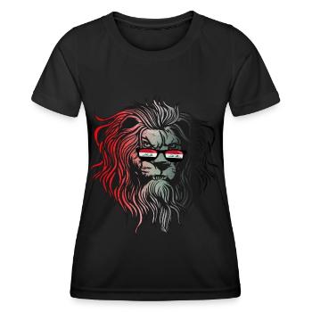 Irak - T-shirt sport Femme - noir - Devant - AI Model Female 172 light (172cm)
