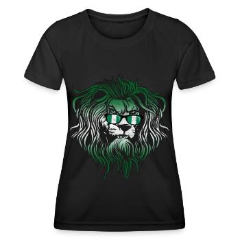 Nigeria - Frauen Funktions-T-Shirt - Schwarz - Vorne - AI Model Female 172 light (172cm)
