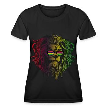 Mauritius - Frauen Funktions-T-Shirt - Schwarz - Vorne - AI Model Female 172 light (172cm)