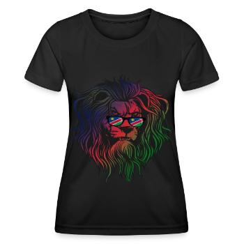 Namibia - Frauen Funktions-T-Shirt - Schwarz - Vorne - AI Model Female 172 light (172cm)