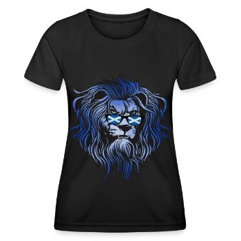 Schottland - Frauen Funktions-T-Shirt - Schwarz - Vorne - AI Model Female 172 light (172cm)