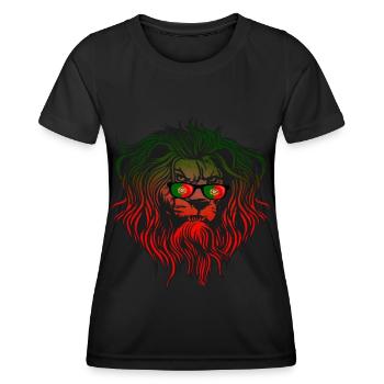 Portugal - Frauen Funktions-T-Shirt - Schwarz - Vorne - AI Model Female 172 light (172cm)