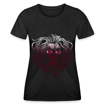 Katar - Frauen Funktions-T-Shirt - Schwarz - Vorne - AI Model Female 172 light (172cm)