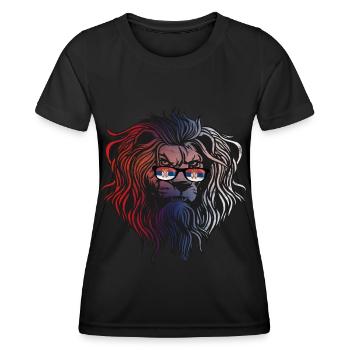 Serbien - Frauen Funktions-T-Shirt - Schwarz - Vorne - AI Model Female 172 light (172cm)