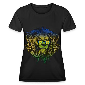 St. Vincent und die Grenadinen - Frauen Funktions-T-Shirt - Schwarz - Vorne - AI Model Female 172 light (172cm)