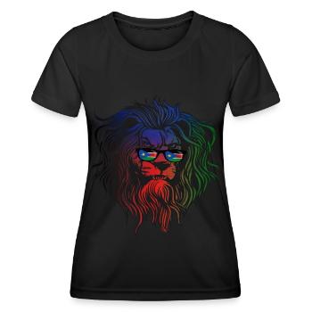 Sud Soudan - T-shirt sport Femme - noir - Devant - AI Model Female 172 light (172cm)