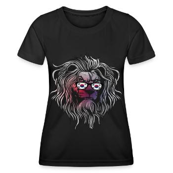 South Korea - Women's Functional T-Shirt - black - Front - AI Model Female 172 light (172cm)