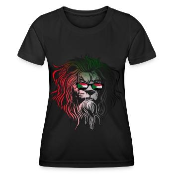 Sudan - Frauen Funktions-T-Shirt - Schwarz - Vorne - AI Model Female 172 light (172cm)