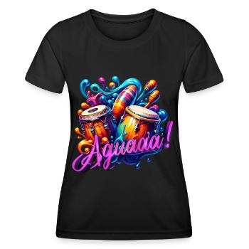 Salsa Claim Aguaa - Women's Functional T-Shirt - black - Front - AI Model Female 172 light (172cm)