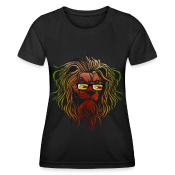 Zimbabwe - T-shirt sport Femme - noir - Devant - AI Model Female 172 light (172cm)